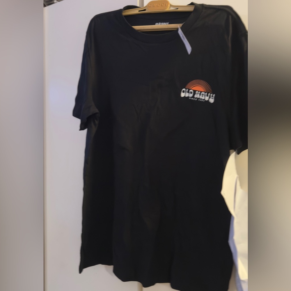 Old Navy Black Tee with Logo